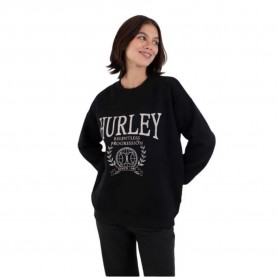 блуза,дамски,блузи,hurley,global,sweatshirt,black,(black)
