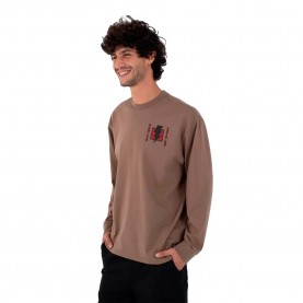 тениска,мъжки,тениски,дамски,тениски,hurley,rise,long,sleeve,t,shirt,brown,(barley,bone)