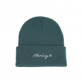 шапка,всички,шапки,hurley,script,cuff,2.0,beanie,green,(spruce,fog)