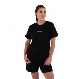 тениска,дамски,тениски,hurley,script,regular,short,sleeve,t,shirt,black,(black)