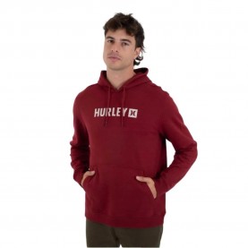 суичър,мъжки,пуловери,hurley,the,box,hoodie,red,(true,red)