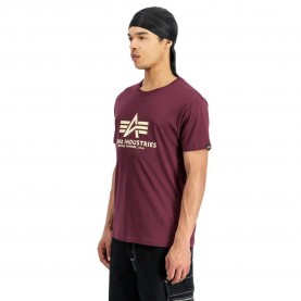 тениска,мъжки,тениски,alpha,industries,basic,short,sleeve,t,shirt,dark,cherry,(purple)