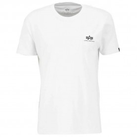 тениска,мъжки,тениски,alpha,industries,basic,small,logo,short,sleeve,t,shirt,2,units,white