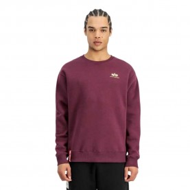 блуза,мъжки,пуловери,alpha,industries,basic,small,logo,sweatshirt,dark,cherry,(purple)
