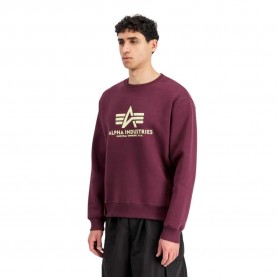 блуза,мъжки,пуловери,alpha,industries,basic,sweatshirt,dark,cherry,(purple)