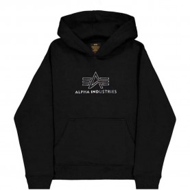 суичър,мъжки,пуловери,alpha,industries,basic,tpu,hoodie,black,chrome,(black)