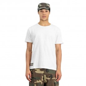 тениска,мъжки,тениски,alpha,industries,camo,label,back,print,short,sleeve,t,shirt,white