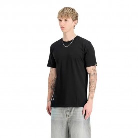 тениска,мъжки,тениски,alpha,industries,label,back,print,short,sleeve,t,shirt,black,black,(black)