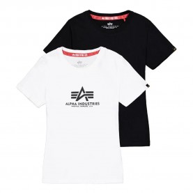 тениска,дамски,тениски,alpha,industries,new,basic,short,sleeve,t,shirt,2,units,black,white,(white,black)