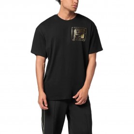 Тениска Philipp plein sport FAEC-MTK8362-STE001N short sleeve T-shirt - Black / Light Gold (Black) тениска,мъжки,тениски,philipp,plein,sport,faec,mtk8362,ste001n,short,sleeve,t,shirt,black,light,gold,(black)