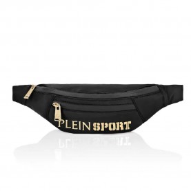 чанта,всички,чанти,philipp,plein,sport,fanny,pack,waist,bag,black,light,gold,(black)