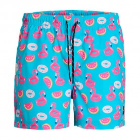 бански,гащета,мъжки,бански,костюми,jack,&,jones,maui,novelty,swimming,shorts,blue,(blue,pink)