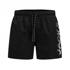 бански,гащета,мъжки,бански,костюми,jack,&,jones,maui,splice,logo,swimming,shorts,black
