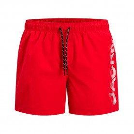 бански,гащета,мъжки,бански,костюми,jack,&,jones,maui,splice,logo,swimming,shorts,red,(red)