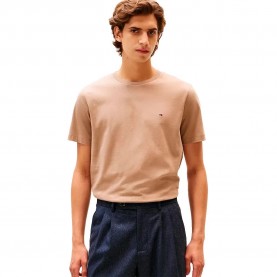 тениска,мъжки,тениски,tommy,hilfiger,ess,seasonal,short,sleeve,t,shirt,coastal,taupe,(beige)