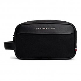 несесер,тоалетни,принадлежности,tommy,hilfiger,foundation,wash,bag,black