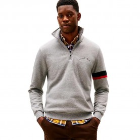 блуза,мъжки,пуловери,tommy,hilfiger,rwb,insert,half,zip,sweatshirt,grey,(medium,grey,heather)