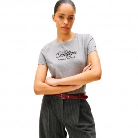 тениска,дамски,тениски,tommy,hilfiger,script,regular,fit,short,sleeve,t,shirt,grey,(med,grey,heather)