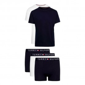 мъжко,бельо,tommy,hilfiger,set,um0um03036,short,sleeve,base,layer,white,blue,(white,desert,sky)
