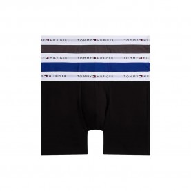 Боксерки Tommy hilfiger Signature Ctn Ess boxers - Multicolor (Black / Dark Ash / Wedgewood Blue) боксерки,мъжко,бельо,tommy,hilfiger,signature,ctn,ess,boxers,multicolor,(black,dark,ash,wedgewood,blue)