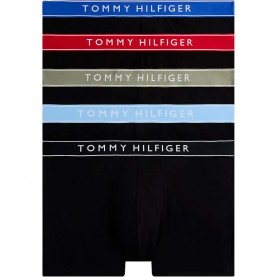 Боксерки Tommy hilfiger UM0UM03692 Trunk boxers 5 units - Black (Medium Red / Vessel Blue / Noble Blue / Black / Utility Sage) боксерки,мъжко,бельо,tommy,hilfiger,um0um03692,trunk,boxers,5,units,black,(medium,red,vessel,blue,noble,blue,black,utility,sage)
