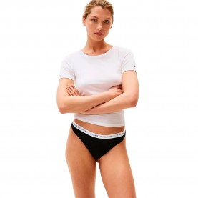 дамско,бельо,дамски,бикини,и,танкини,tommy,hilfiger,uw0uw05875,thong,black,(black)