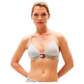 Tommy hilfiger UW0UW06040 Triangle bra - Grey (Light Grey Heather) дамско,бельо,дамски,бикини,и,танкини,tommy,hilfiger,uw0uw06040,triangle,bra,grey,(light,grey,heather)