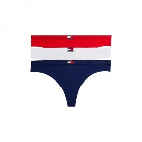 дамско,бельо,дамски,бикини,и,танкини,tommy,hilfiger,uw0uw06139,thong,3,units,white,primary,red,preppy,navy,(multicolor)