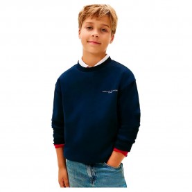 блуза,детски,блузи,tommy,hilfiger,mini,corp,sweatshirt,blue,(dark,night,navy)