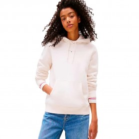 суичър,дамски,блузи,tommy,jeans,linear,regular,fit,hoodie,beige,(ancient,white)
