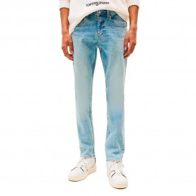 дънки,мъжки,панталони,tommy,jeans,scanton,bi0216,co,slim,fit,jeans,denim,light,(blue)