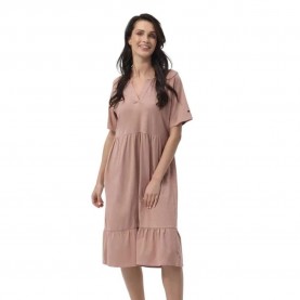 Рокля Redgreen Darlene short sleeve dress - Pink (Rose) рокля,дамски,поли,и,рокли,redgreen,darlene,short,sleeve,dress,pink,(rose)