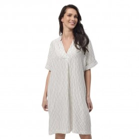 Рокля Redgreen Dora short sleeve dress - Grey (Black Stripe) рокля,дамски,поли,и,рокли,redgreen,dora,short,sleeve,dress,grey,(black,stripe)
