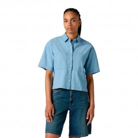 риза,с,къс,ръкав,дамски,блузи,дамски,ризи,levi´s,®,harlie,short,sleeve,shirt,brass,organ,(blue)