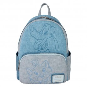 раница,раници,loungefly,disney,denim,pluto,backpack,26,cm,blue