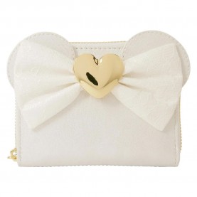 портфейли,и,портмонета,loungefly,disney,minnie,wedding,wallet,white