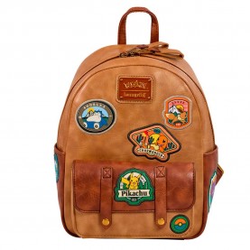 раница,раници,loungefly,pokémon,backpack,26,cm,brown