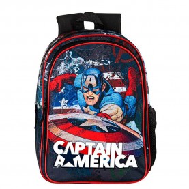 раница,раници,perona,captain,america,marvel,backpack,39,cm,black,(multicolor)