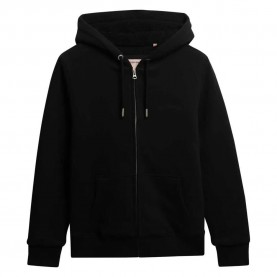 блуза,дамски,блузи,superdry,borg,lined,full,zip,sweatshirt,black