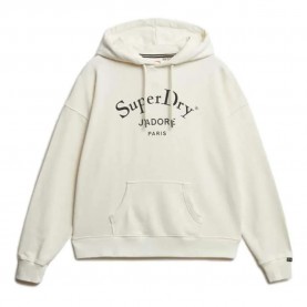 суичър,дамски,блузи,superdry,brand,mark,relaxed,fit,hoodie,chalk,white,(beige)