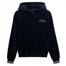 суичър,дамски,блузи,superdry,country,club,velour,loose,fit,hoodie,blue,(rich,navy)