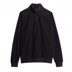 Блуза Superdry Essential Logo half zip sweatshirt - Black (Eclipse Navy) блуза,мъжки,пуловери,superdry,essential,logo,half,zip,sweatshirt,black,(eclipse,navy)
