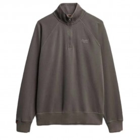 блуза,мъжки,пуловери,superdry,essential,logo,half,zip,sweatshirt,grey,(manor,house,grey)
