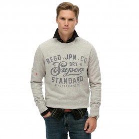 блуза,мъжки,пуловери,superdry,industrial,relaxed,fit,sweatshirt,grey,(grey,fleck,marl)