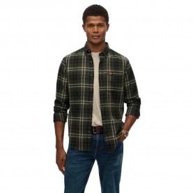 карирана,риза,мъжки,ризи,superdry,m4011047a,long,sleeve,shirt,green,(frontier,check,olive,green)
