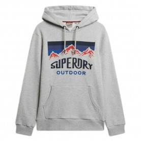 суичър,мъжки,пуловери,superdry,mountain,relaxed,fit,hoodie,glacier,grey,marl,(grey)