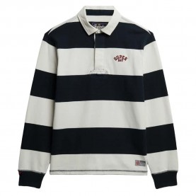 Тениска Superdry Vintage Athletic Stripe Rugby long sleeve T-shirt - Beige / Blue (Eclipse Navy / Ecru) тениска,мъжки,тениски,superdry,vintage,athletic,stripe,rugby,long,sleeve,t,shirt,beige,blue,(eclipse,navy,ecru)