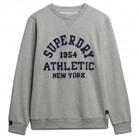 Блуза Superdry Vintage Athletic sweatshirt - Grey (Vintage Swt Light Grey Mrl / Nvy) блуза,мъжки,пуловери,superdry,vintage,athletic,sweatshirt,grey,(vintage,swt,light,grey,mrl,nvy)