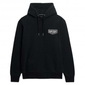 Суичър Superdry Work Tab Loose Fit hoodie - Black (Black) суичър,мъжки,пуловери,superdry,work,tab,loose,fit,hoodie,black,(black)