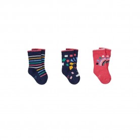 чорапи,детски,чорапи,boboli,292036,socks,multicolor,(hibiscus)
